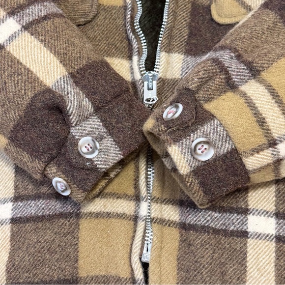 Woolrich Men’s Vintage 1960s Wool Plaid Coat - Picture 6 of 6